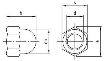 картинка DIN 1587 A4 M 22X1,5  A/F 32 от ЧТУП "Ю-Кэн"