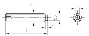картинка ISO 4028 A4 M 8X45 от ЧТУП "Ю-Кэн"