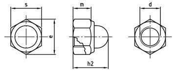 картинка DIN 986 A4-80 M 12  A/F 19 от ЧТУП "Ю-Кэн"