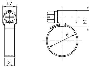 картинка DIN 3017 A2 90-110/12 от ЧТУП "Ю-Кэн"