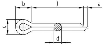 картинка DIN 94 A4 8,0X80 от ЧТУП "Ю-Кэн"