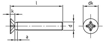 картинка DIN 965 A2 M 4X10 H от ЧТУП "Ю-Кэн"