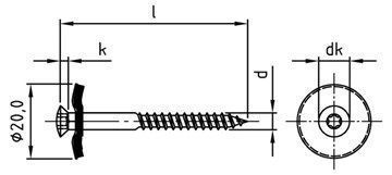 картинка Art. 9088 A2-Cu 4,5X70 TX20 от ЧТУП "Ю-Кэн"