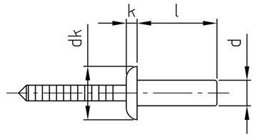 картинка ISO 16585 A2/SSt 3,2X12 от ЧТУП "Ю-Кэн"