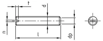 картинка DIN 551 A4 M 6X40 от ЧТУП "Ю-Кэн"