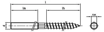 картинка Art. 9082 A2 M 12X300 A/F 9 assembled от ЧТУП "Ю-Кэн"