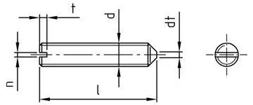 картинка DIN 553 A4 M 4X10 от ЧТУП "Ю-Кэн"