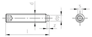 картинка ISO 4028 A4 M 8X90 от ЧТУП "Ю-Кэн"