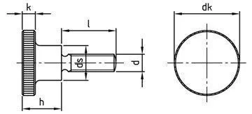 картинка DIN 464 AISI 303 M 3X8 от ЧТУП "Ю-Кэн"