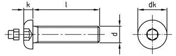 картинка Art. 9140 A2 M 8X45 with plug от ЧТУП "Ю-Кэн"