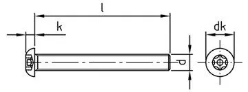 картинка Art. 9121 A2 M 8X35 TX-PIN 40 от ЧТУП "Ю-Кэн"