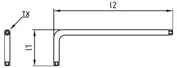 картинка Art. 9128 CV-Steel TX-PIN 30 от ЧТУП "Ю-Кэн"