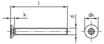 картинка Art. 9123 A2 M 6X30 TX-PIN 30 от ЧТУП "Ю-Кэн"