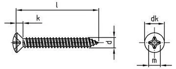 картинка DIN 7983 A2 C 4,8X110 Z от ЧТУП "Ю-Кэн"