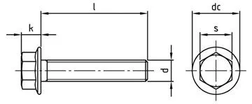 картинка DIN 6921 A4 M 6X40/40 от ЧТУП "Ю-Кэн"