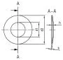 картинка DIN 2093 AISI 301 35,5X18,3X1,25 от ЧТУП "Ю-Кэн"